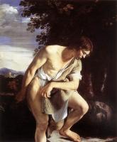 Gentileschi, Orazio - David Contemplating the Head of Goliath
